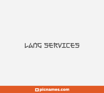 Lang Services